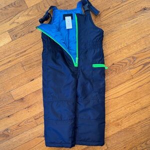 Carter's Navy Overalls with Green Trim